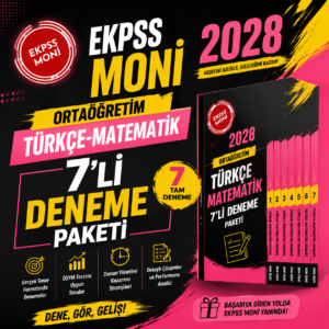 EKPSS DENEMELERİ ORTAÖĞRETİM TÜRKÇE-MATEMATİK