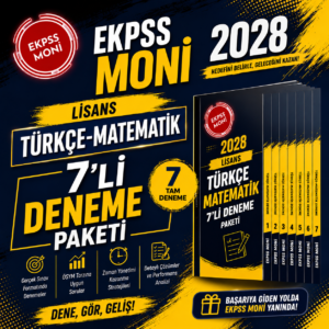 EKPSS DENEMELERİ LİSANS 7'Lİ DENEME KİTAPLI